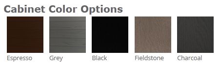 Cabinet colour options