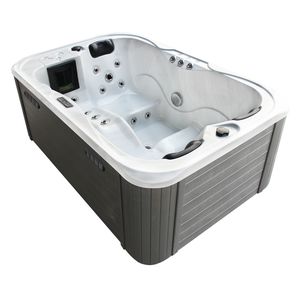 Soulmate Hot Tub silver white marble 3