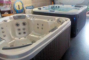 New hot tub showroom